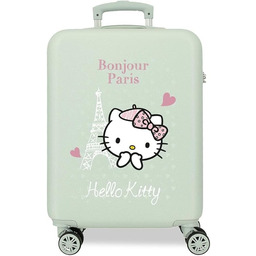 Hello Kitty Paris walizka kabinowa, Zielony, Maleta, Walizka