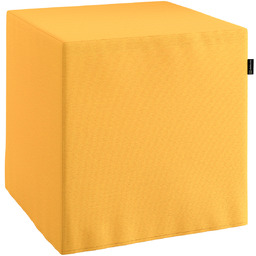 Pokrowiec na puf kostkę, żółty, kostka 40 x