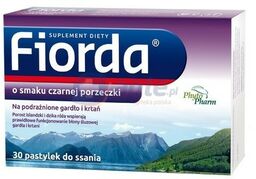 Fiorda o smaku cytryny, 30 pastylek