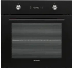 Sharp K-60P19BNL-EU Termoobieg Czarny lustrzany Piekarnik elektryczny