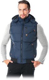 BEZRĘKAWNIK OCHRONNY OCIEPLANY REIS SCORPION; GRANATOWY (M)