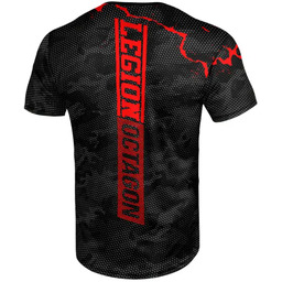 Octagon Legion T-Shirt Koszulka Techniczna Marble Camo Red
