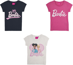 T-shirt dziewczęcy z kolekcji Barbie