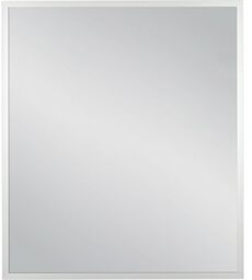 Lustro łazienkowe w srebrnej ramie aluminiowej 70x80cm