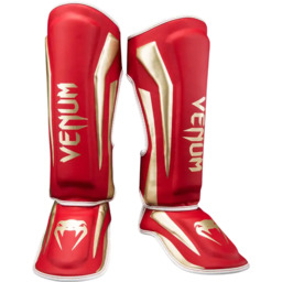 Venum Ochraniacze Piszczeli Shin Guards Elite Red