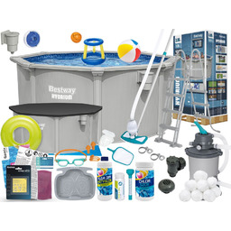 Basen Bestway 305x122 Ogrodowy Stelażowy 56566 24w1