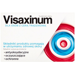 VISAXINUM Tabletki do cery trądzikowej suplement diety 30