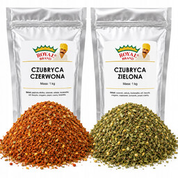 Czubryca Czerwona Zielona Zestaw Przypraw Bułgarskich 2x1kg Royal