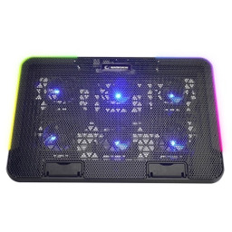 Rampage Sixpower R9 15,6'' Czarny Podstawka chłodząca