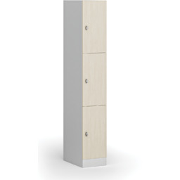 Szafka skrytkowa S1, 3 schowki, 1850 x 300