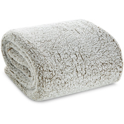 Koc 150 x 200 Mikrofibra Baranek Koala Beż+Biały