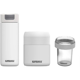 Kambukka kubek termiczny + lunchbox + pojemnik Zestaw