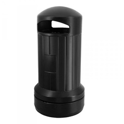 Kosz uliczny TWIST 70L czarny