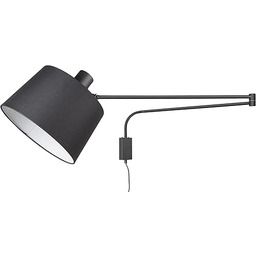 Trio Leuchten Lampa ścienna Baldo 200600132, metal czarny