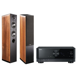 YAMAHA Zestaw stereo RX-V4A + INDIANA Line Nota