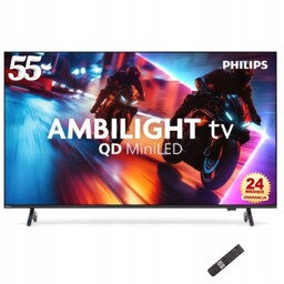 Telewizor 55" Philips Ambilight 4K Qd MiniLED Vrr