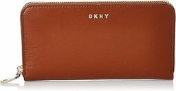 DKNY Bryant skórzany portfel 19 cm, karmelowy, duży