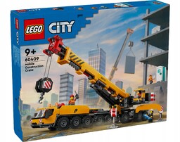 Lego City 60409 Żółty ruchomy żuraw Pojazd Budowlany