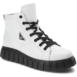 Białe Botki Filippo Modne Obuwie Damskie