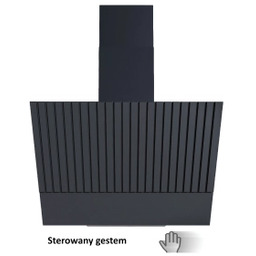 VDB VI-Vento Gest 60 Czarny Okap przyścienny