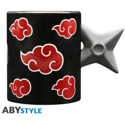 Kubek Naruto Shippuden - Akatsuki Shuriken 3D