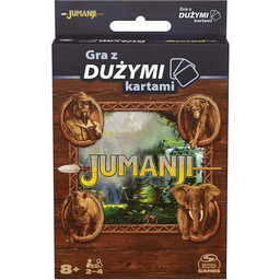 Spin Master Games, Jumanji, Jumbo Card Game Przygodowa