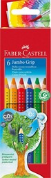 Faber Castell "Jumbo Grip" kolorowy ołówek (zestaw 6