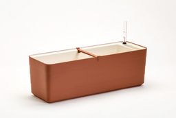 Skrzynka balkonowa 11L Samonawadniająca 60cm Kolor cegły BREBERIS