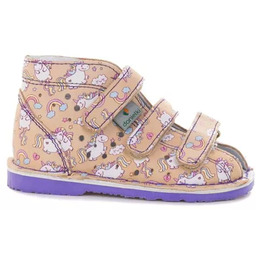 Danielki kapcie sandały profilaktyczno-rehabilitacyjne z obcasem Thomasa Bajkowe