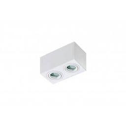 AZzardo Lampa natynkowa Brant 2 square AZ2826 biała