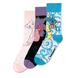 Skarpety Pokémon - Gengar, Mew & Gyarados 3