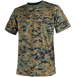 T-Shirt Helikon Bawełna - USMC Digital Woodland (TS-TSH-CO-07)