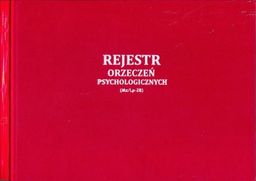 Rejestr badań psychologicznych (2010.888) [Mz/Lp-28]