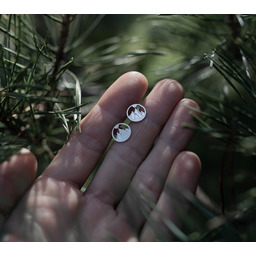 Pakamera Góry w słońcu - srebrne kolczyki