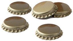 100%Chef Kapsle do butelek, kolor złoty - 100