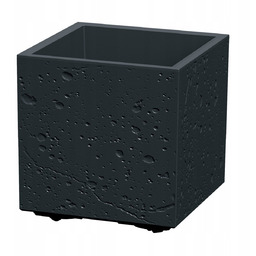 Donica ogrodowa Sierra Square Beton Effect Black Concrete
