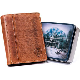 Portfel skórzany Peterson PTN N005-PCA brązowy