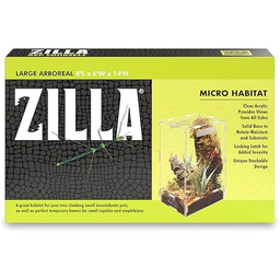 ZILLA Terraria mikrosiedliskowe z zatrzaskiem blokującym, nadrzewne, duże