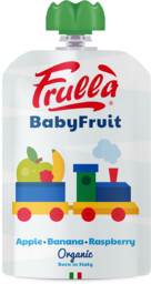 Frulla Mus jabłko banan malina bez dodatku cukru