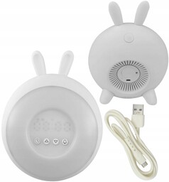 Budzik Elektroniczny Zegar Cyfrowy Lampka Nocna Led Rgb