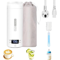 Mały czajnik elektryczny 500 ml biały przenośny 300