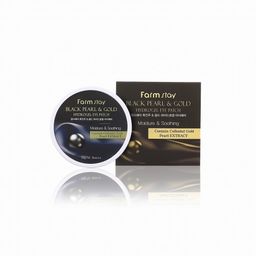 FARMSTAY Hydrożelowe płatki pod oczy BLACK PEARL 90g/60