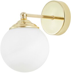 LAMPA ŚCIENNA KINKIET NOWOCZESNY KLASYCZNY ZŁOTY FINO W1