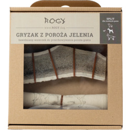 Rogy gryzak z poroża jelenia dla średnich psów