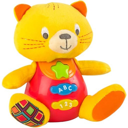 WinFun ColorBaby 85178 gadająca pluszowa zabawka dla niemowląt,