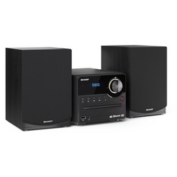 Sharp XL-B517D(BK) Mikrosystem Hi-Fi, CD/FM/USB/Bluetooth v5.0, Wejście Aux,