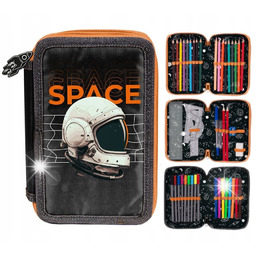 PIÓRNIK TRZYKOMOROWY Z WYPOSAŻENIEM DLA CHŁOPCA SPACE NASA