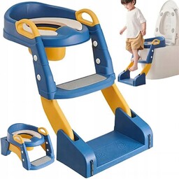 Składany Nocnik Dla Dzieci Z Drabinką Antypoślizgowy Wzmocniona