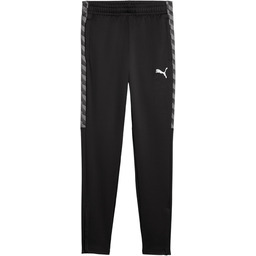 Puma Teamliga26 spodnie treningowe Jr, PUMA Black-PUMA białe-płaskie