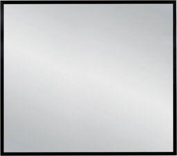 Lustro łazienkowe w czarnej ramie aluminiowej 90x80cm